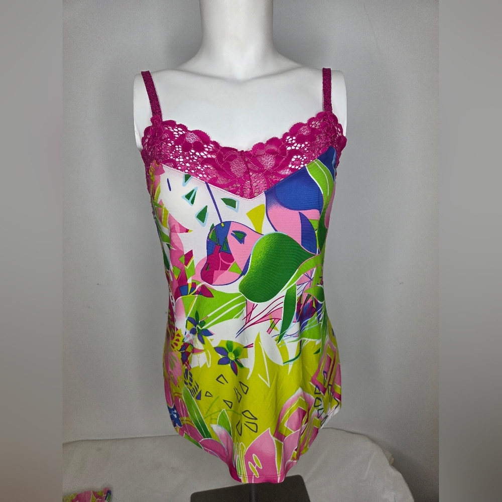 Josie Natori XS  Colorful Pijama Top/buttom - Picture 2 of 14